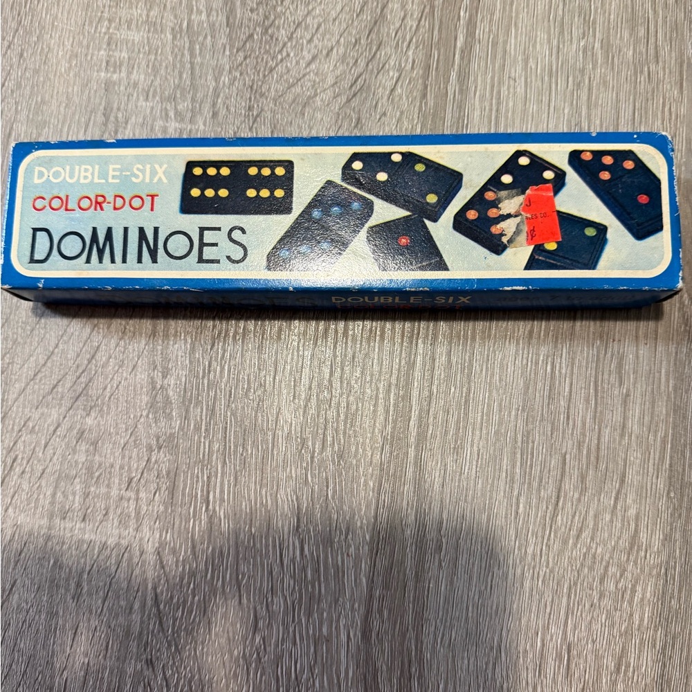 Double-Six Color-Dot Dominoes Set